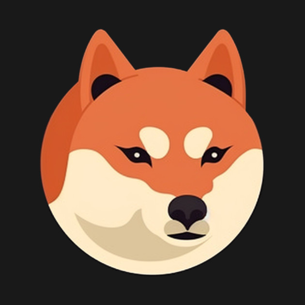Cute Minimal Shiba Inu dog, Shiba Lover by logiamerch