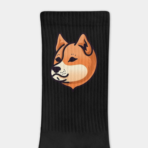 Cute Minimal Shiba Inu dog, Shiba Lover by logiamerch
