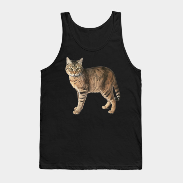 Tiger Cat Art, Love Cats Tank Top by logiamerch
