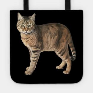 Tiger Cat Art, Love Cats Tote