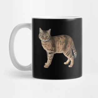 Tiger Cat Art, Love Cats Mug