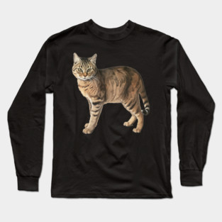 Tiger Cat Art, Love Cats Long Sleeve T-Shirt