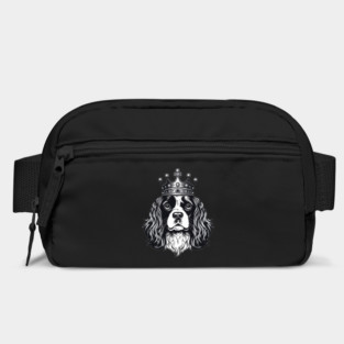 Cavalier King Charles Spaniel Dog wearing a crown Bag