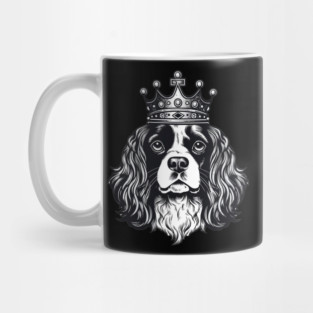 Cavalier King Charles Spaniel Dog wearing a crown Mug