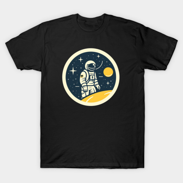 Minimal Astronaut, Science, Space T-Shirt by logiamerch