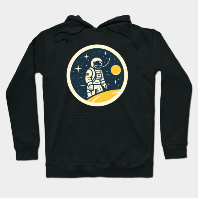 Minimal Astronaut, Science, Space Hoodie by logiamerch