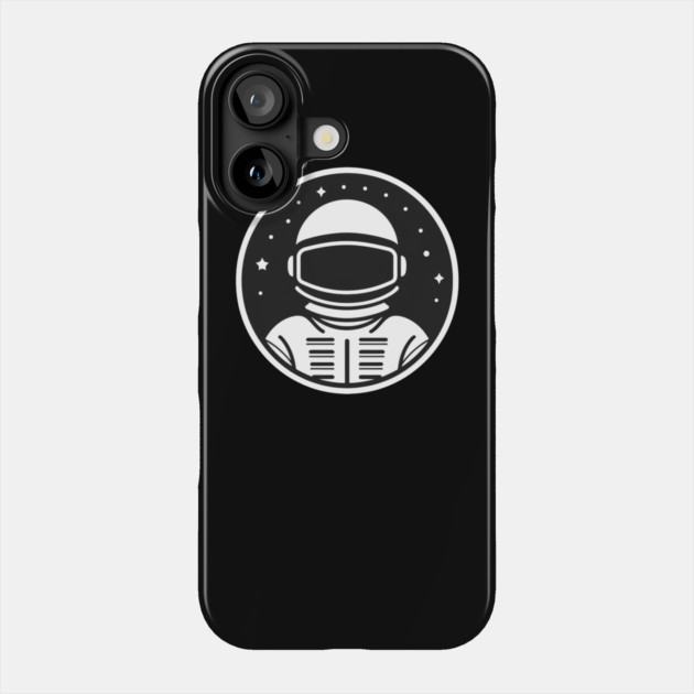 Minimal Astronaut, Science, Space Phone Case by logiamerch