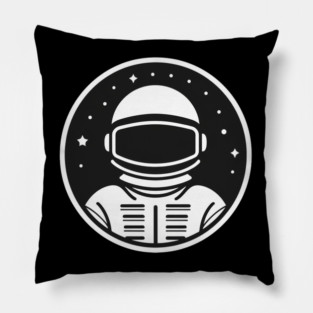 Minimal Astronaut, Science, Space Pillow
