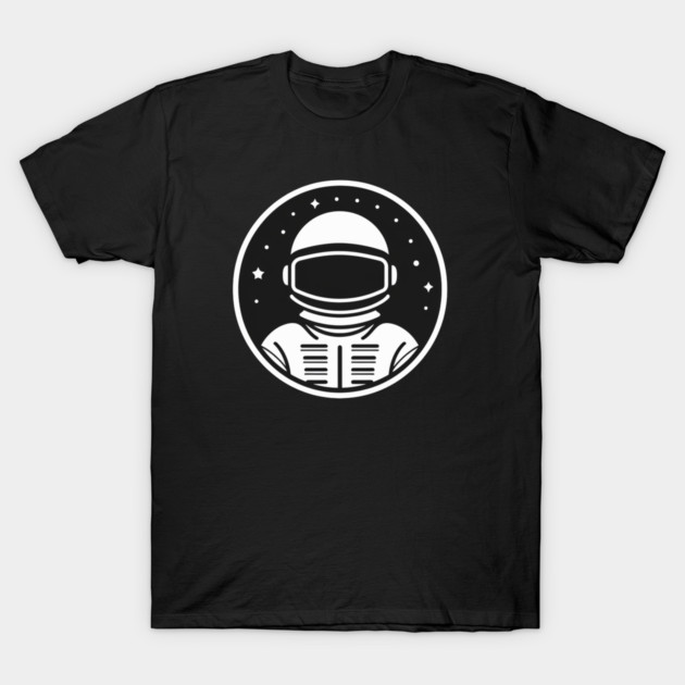 Minimal Astronaut, Science, Space T-Shirt by logiamerch