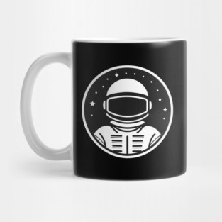 Minimal Astronaut, Science, Space Mug