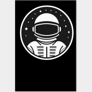 Minimal Astronaut, Science, Space Posters and Art