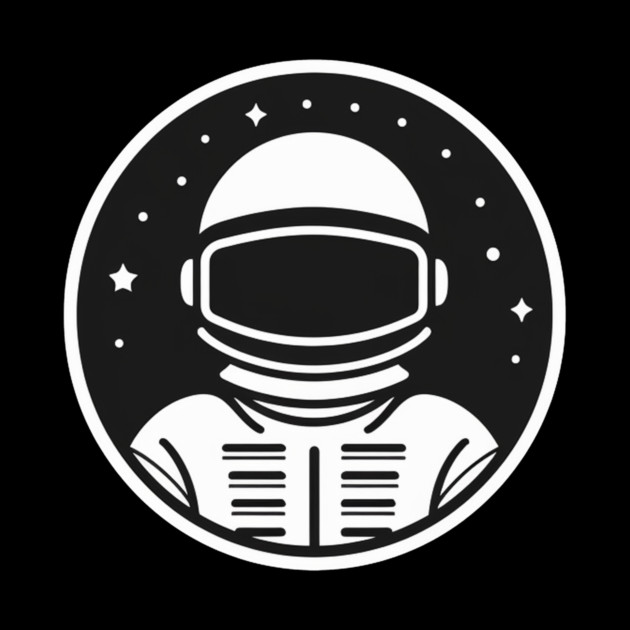 Minimal Astronaut, Science, Space by logiamerch
