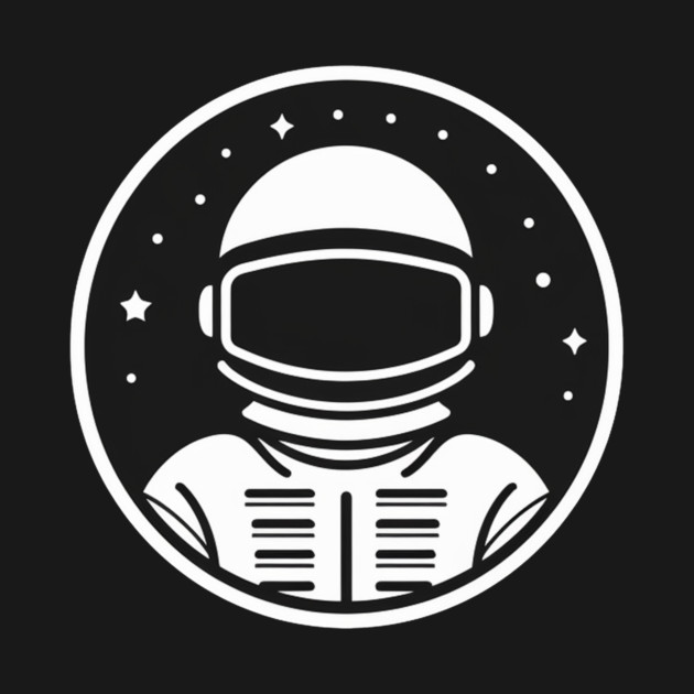 Minimal Astronaut, Science, Space by logiamerch