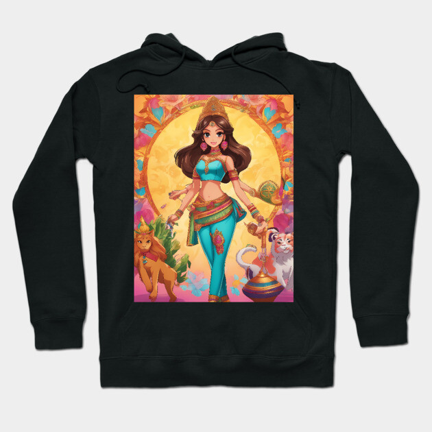 Mahima  Bharat heritage Hoodie by animegirlnft
