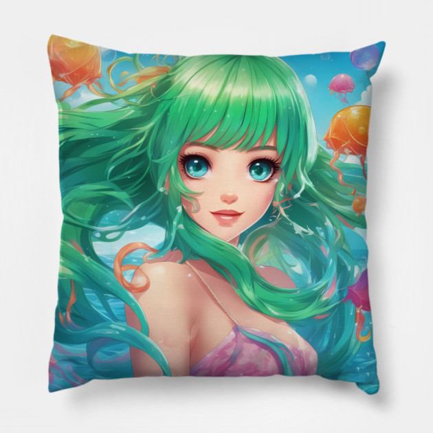 Obsidian Souls Pillow by animegirlnft
