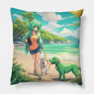 Adventure Purrfectly Otaku Pillow