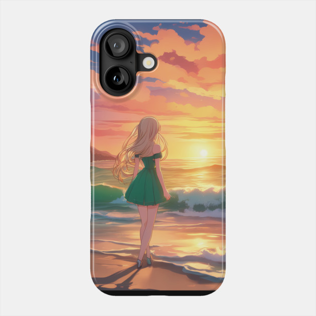 Adventure Sea Sunset Phone Case by animegirlnft