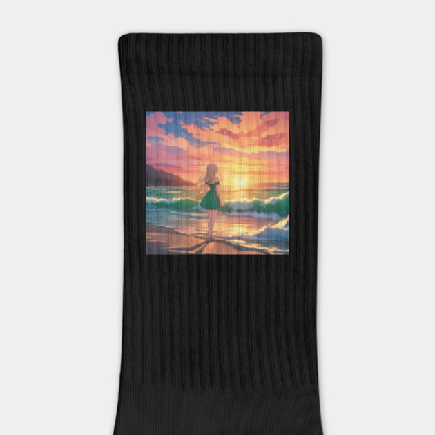 Adventure Sea Sunset by animegirlnft