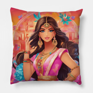 Adventure Bharat Indian Pillow