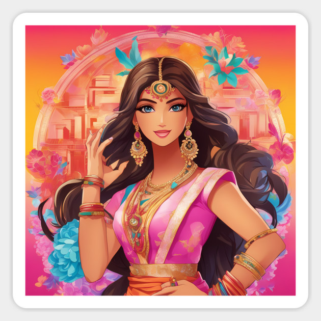 Adventure Bharat Indian Sticker by animegirlnft