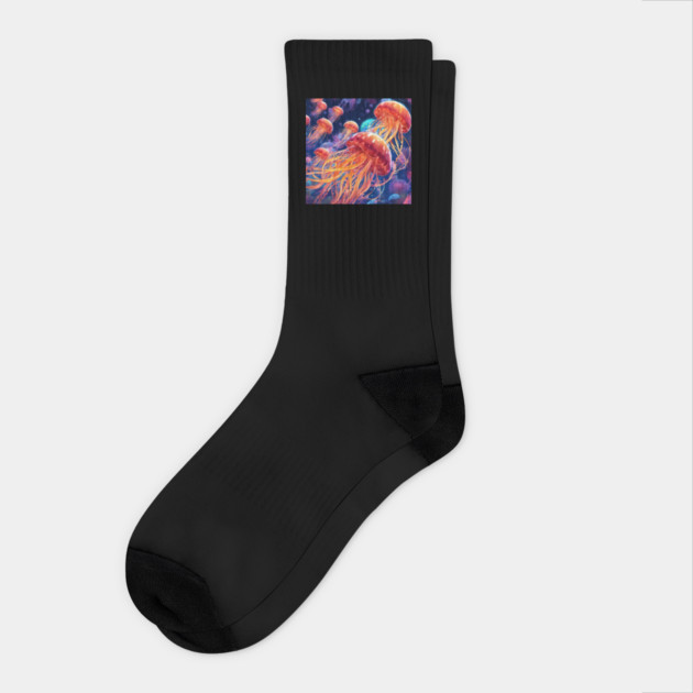 Paradise Waves Socks by animegirlnft