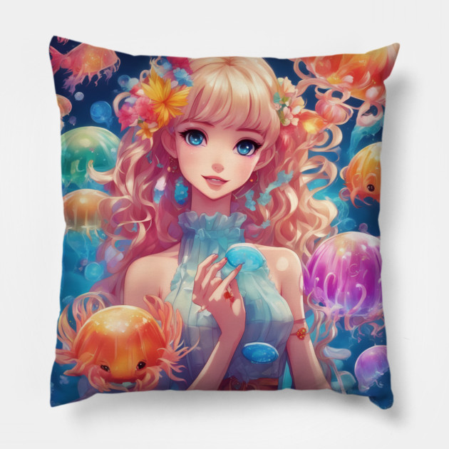 Luxury Deep Sea Pillow by animegirlnft
