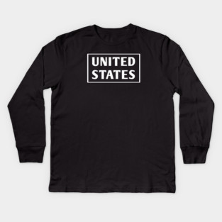 United States Kids Long Sleeve T-Shirt