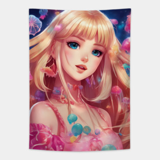 Paradise Waves Tapestry