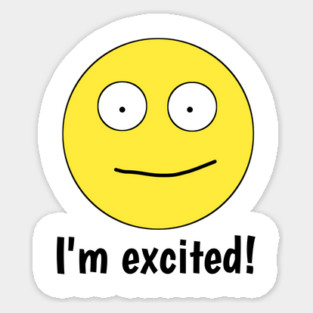 I'm excited ! Sticker