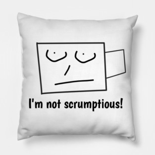 I'm not scrumptious! Pillow