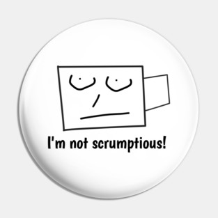 I'm not scrumptious! Pin