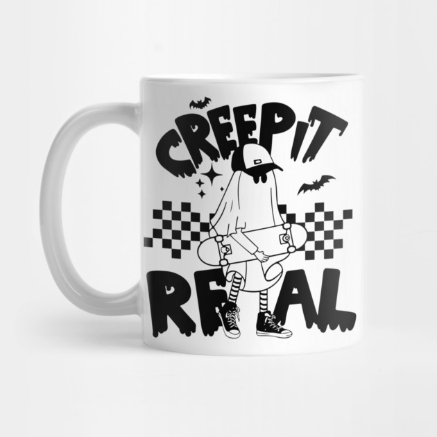 Creep It Real Ghost Skateboard by Darksavage
