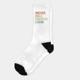 Brother Uncle Godfather Legend, God Father proposal Socks