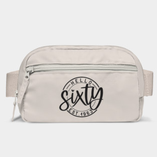 Hello Sixty 60th birthday Est 1963 Bag