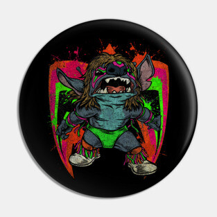 STITCH WARRIOR (WORDLESS) Pin