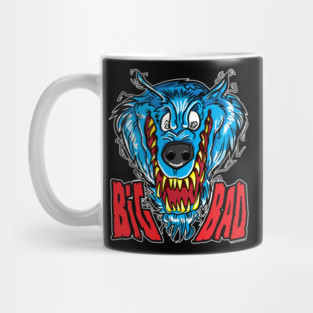 Snarling Wolf, Werewolf or Wolfman Cartoon Mug