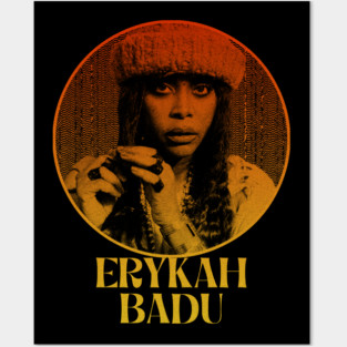 Erykah Badu Retro Color ver Posters and Art