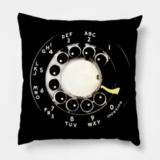 rotary dial telephone Pillow