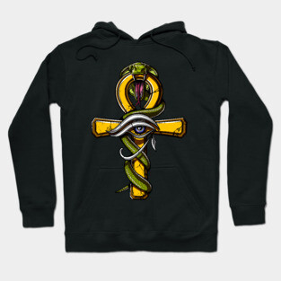 Egyptian Ankh Eye Of Horus Hoodie