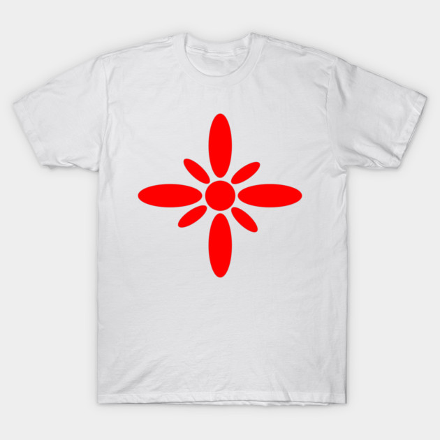 Red flowers T-Shirt by BlackMeme94