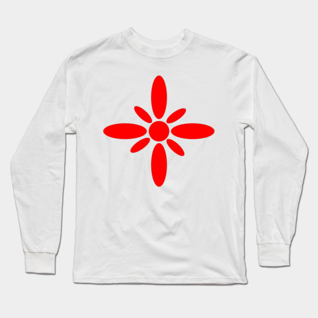 Red flowers Long Sleeve T-Shirt by BlackMeme94