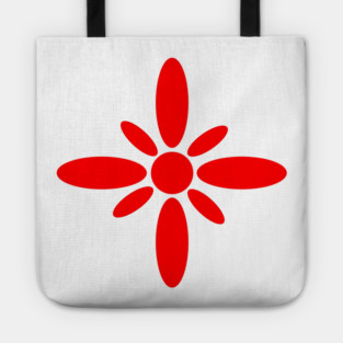 Red flowers Tote