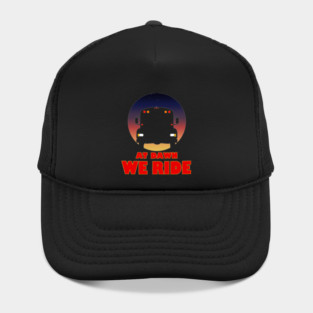 AT DAWN WE RIDE SCHOOL BUS Hat
