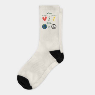 The Power Of Love Socks