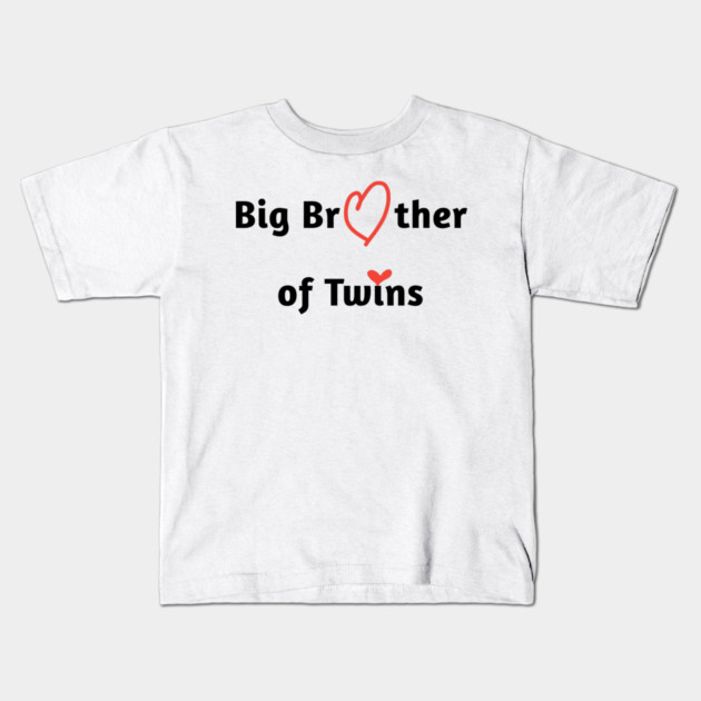 Big Brother of Twins Kids T-Shirt by BlackMeme94