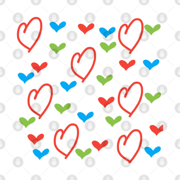 Hearts pattern by BlackMeme94