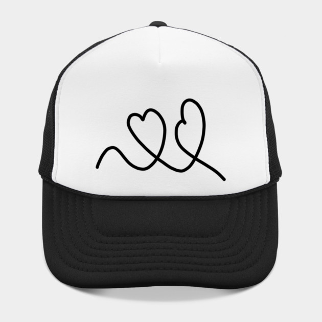 Cute, Hearts Drawing by BlackMeme94