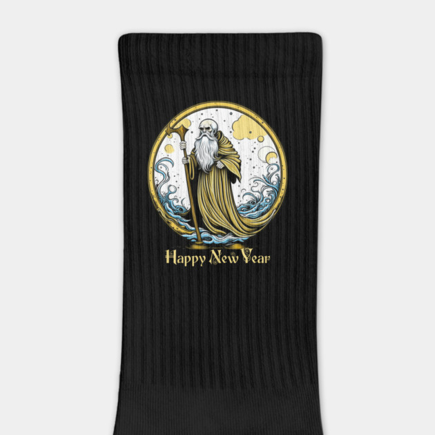 Vintage Father Time New Year by HolidayBug