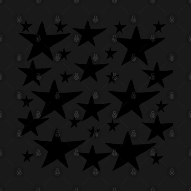 Black stars pattern by BlackMeme94