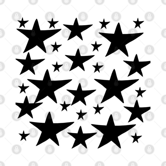 Black stars pattern by BlackMeme94